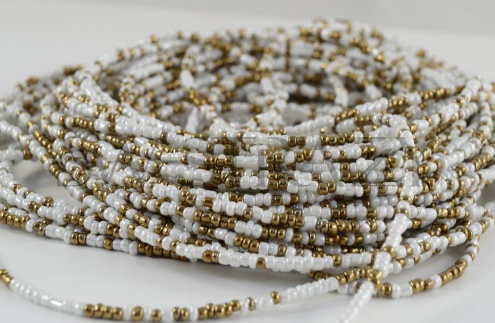 Бело-золотая цепочка