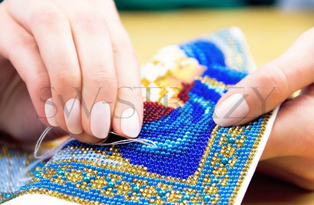 Вышивка картины из бисера